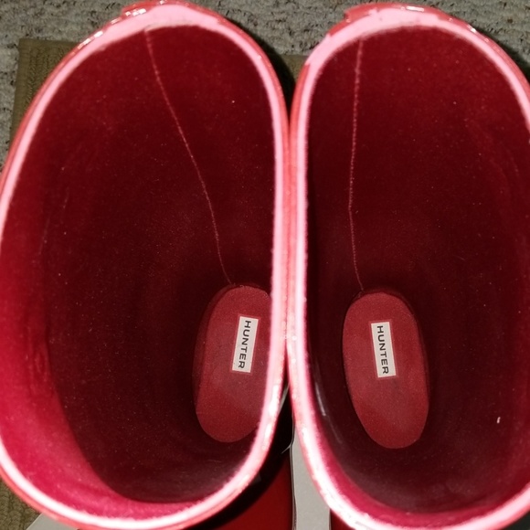 HUNTER Original Gloss Boots (w/Socks) - Picture 2 of 8